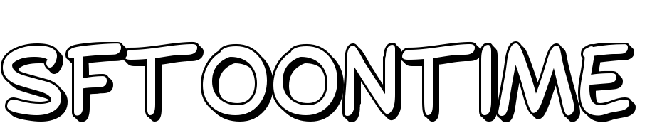 SF Toontime Shaded Font Download Free